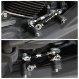 CNC Mid-Control Adjustable Shift Linkage Rod For Harley Davidson Softail M8 Dyna FXR - pazoma