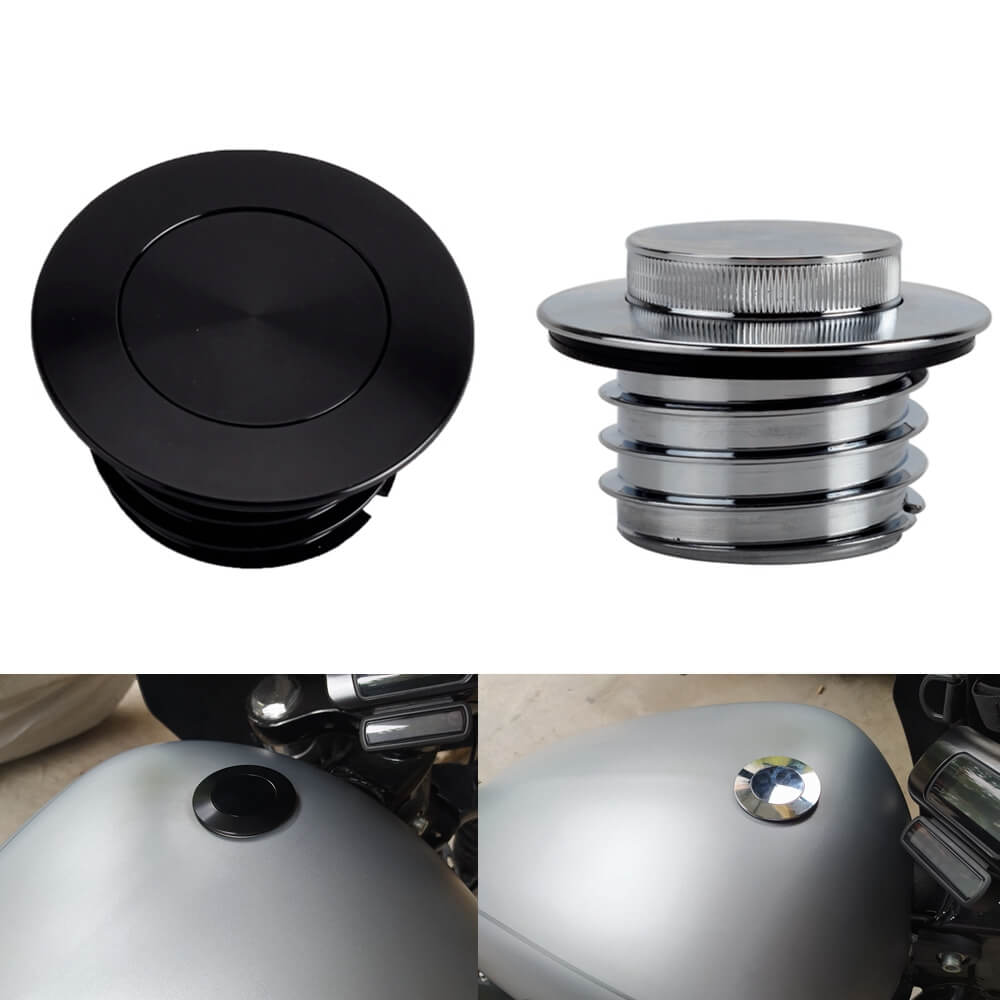 Pop-up Flush-Mount Fuel Cap For Harley Softail Low Rider S ST 117 Fat –  pazoma