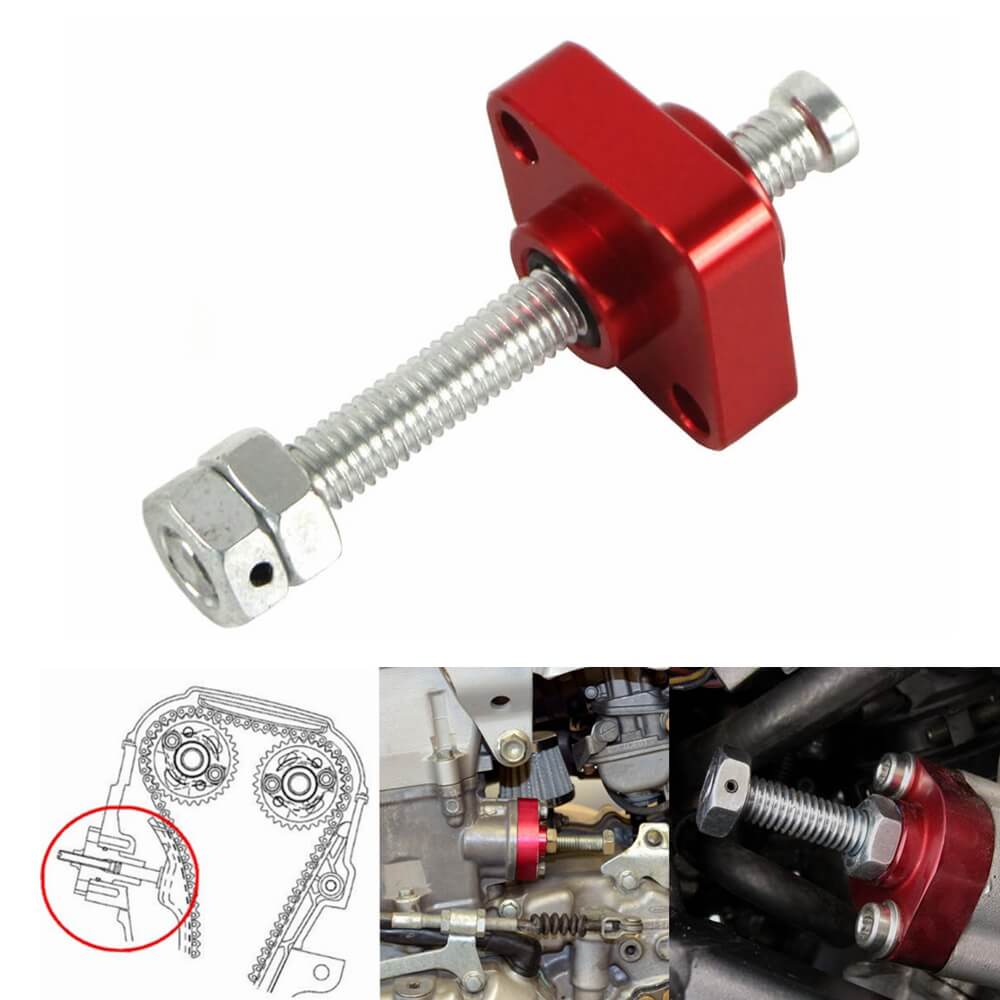 KMS Billet CNC Manual Cam Chain Tensioner For Yamaha Grizzly 550 600 660 700