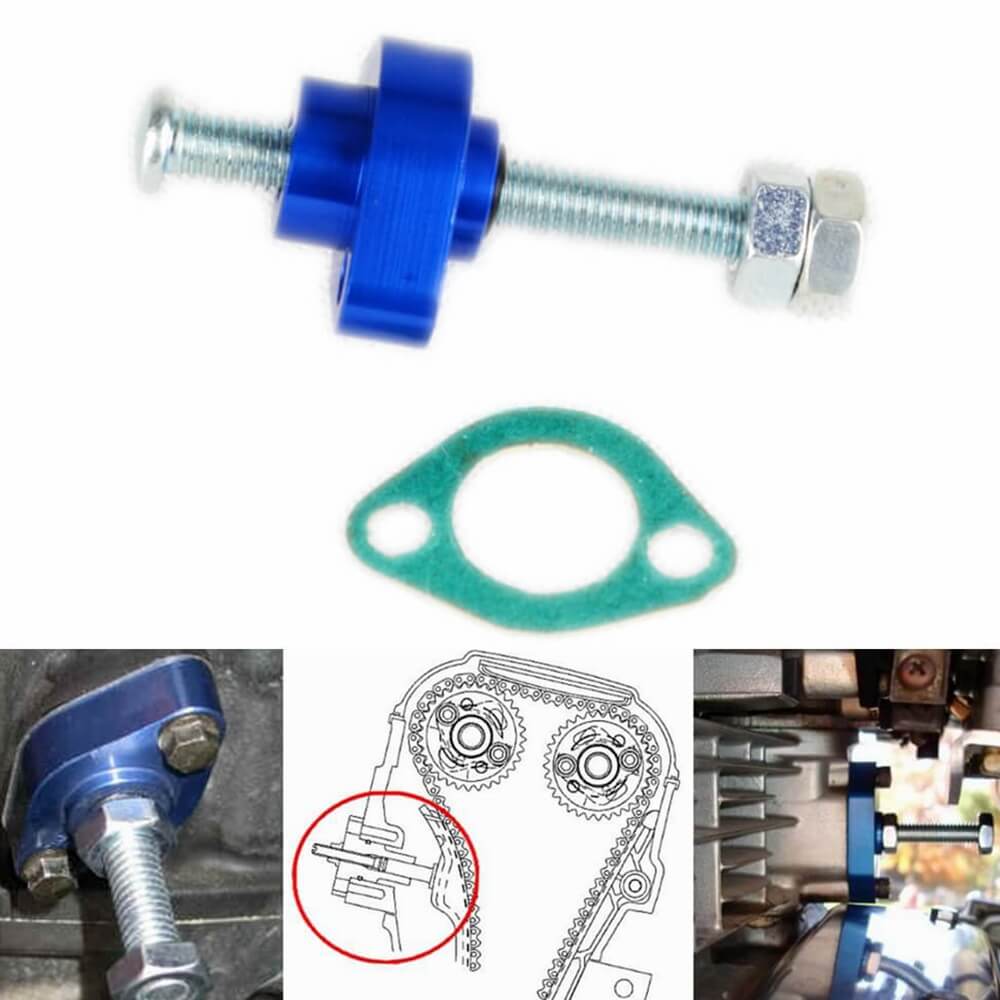 Honda 85-87 TRX 250 Fourtrax 87-92 TRX 250X 93-Up TRX 300EX 87 ATC 250SX 86 ATC 350X ATV Timing Cam Chain tensioner manual adjuster CCT - pazoma