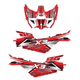 Can-Am BRP Maverick Graphics X3 X Ds X Rs Utv Side X Side Graphics Decal Wraps Kit X Rs 2016-2023