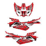 Can-Am BRP Maverick Graphics X3 X Ds X Rs Utv Side X Side Graphics Decal Wraps Kit X Rs 2016-2023 - pazoma