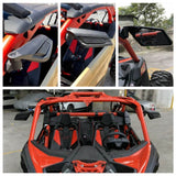 UTV Left & Right Mirror Rearview Mirror Racing Side Mirrors for Can-Am Maverick X3 R Max 2017-2025 715002898 - pazoma