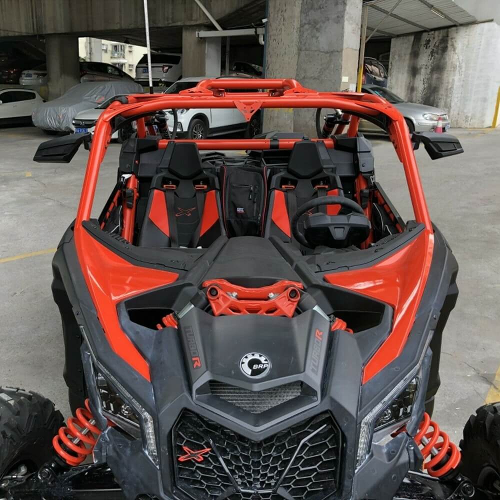 Can-Am Maverick X3 R Max SSP Turbo DPS Rearview Mirror Left & Right UTV Off-road Racing Side Mirrors Kit 2017-2025 Black 715002898 - pazoma