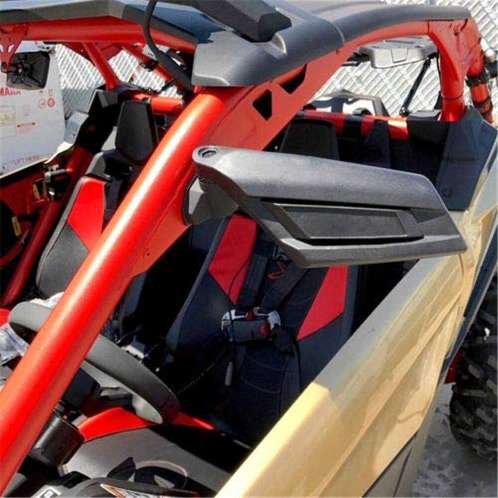 Can-Am Maverick X3 R Max SSP Turbo DPS Rearview Mirror Left & Right UTV Off-road Racing Side Mirrors Kit 2017-2025 Black 715002898 - pazoma