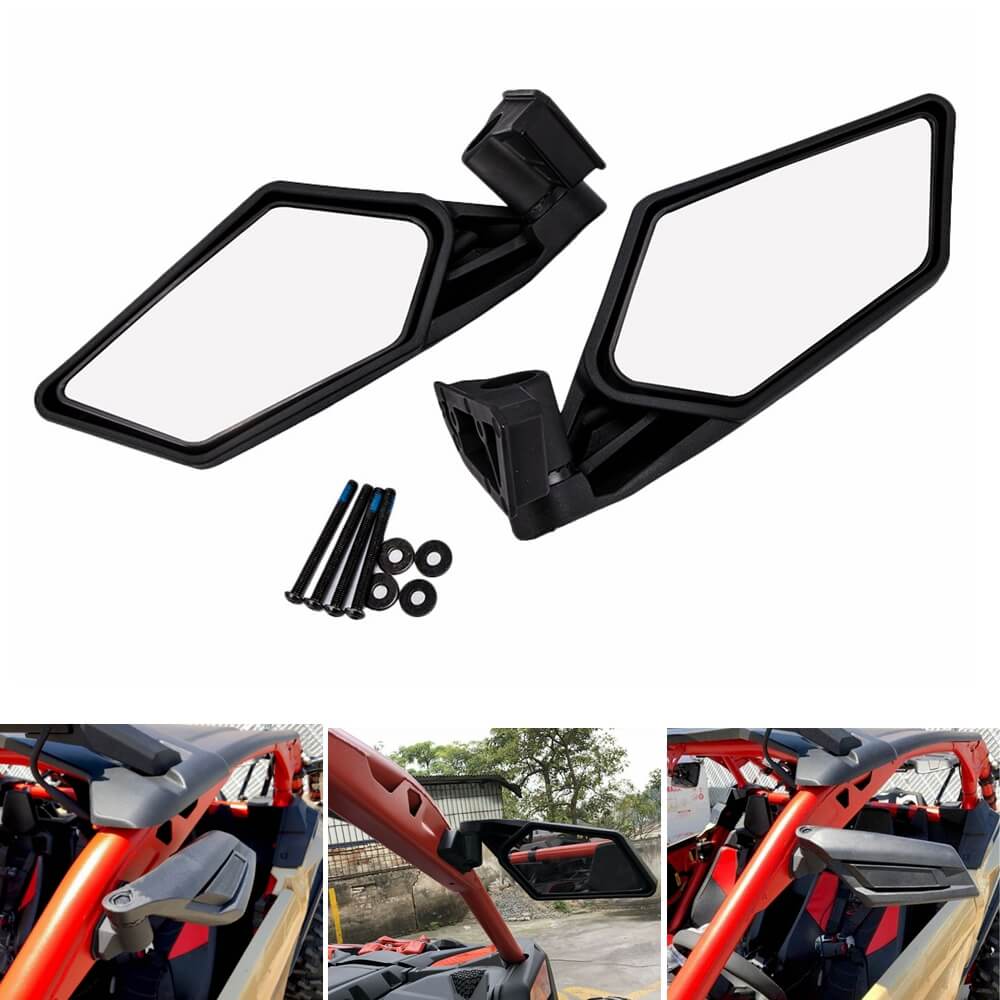 US Stock Can-Am Maverick X3 R Max UTV Side Mirror Rearview Mirror Shock  Proof Racing Side Mirrors Left & Right 2017-2023 715002898