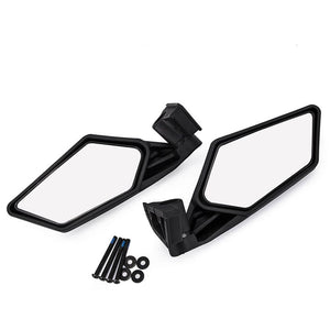 UTV Left & Right Mirror Rearview Mirror Racing Side Mirrors for Can-Am Maverick X3 R Max 2017-2025 715002898 - pazoma