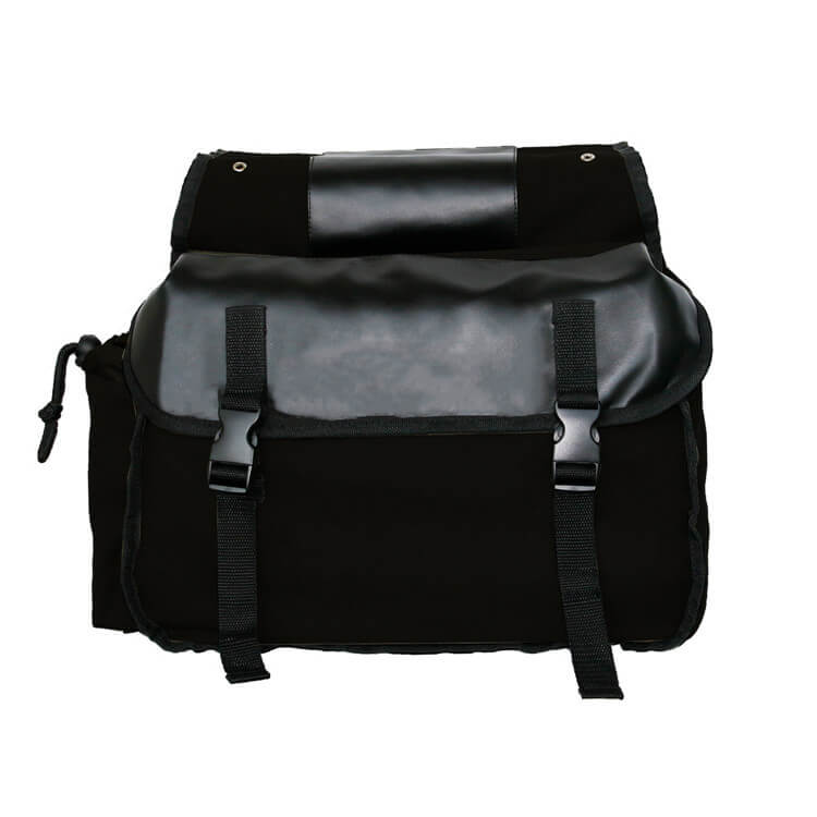 Canvas Motorcycle Saddle Bags Waterproof Saddlebags Luggage Bags Travel Knight Rider Storage Box Vintage Bag For Triumph Honda - pazoma