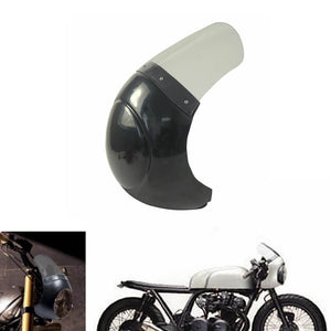 Universal Motorcycle Vintage Classic Cafe Racer 7" Headlight Head Fork half Fairing Headlamp Windshield Cockpit Harley BMW triumph Bobber Chopper - pazoma