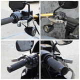 CNC Shorty Hand Control Brake Clutch Levers Kit For Harley Softail M8 Fat Bob FXFB FXBR FXSB FLDE FLSTN/I FLFB FLSTF/I FLSTFB - pazoma