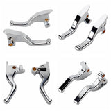 CNC Shorty Hand Control Lever Kit Brake Clutch Levers For Harley Softail FLHC FLSTC/I FXLR FLSL FLSB FXST FXBB FXDR 114 S 15+ - pazoma