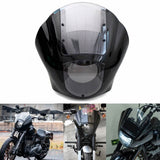 Club Style 5.75" Headlight Quarter Fairing Windshield w/Headlight Relocation Block Mounting kit For Harley Softail M8 Low Rider S  FXLRS - pazoma
