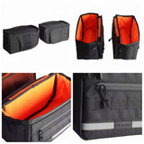 Club Style Escape Saddlebags Saddle Luggage Storage Bag w/Waterproof covers reflective strips For Harley Softail Dyna Super Glide Sportster FXR FXLRS - pazoma