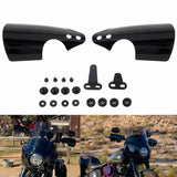 Club Style Handguards Hand Guard Black For Harley Softail Breakout FXSB FXSBSE Fat Boy FLSTF FLSTFB FLSTFBS Slim FLS Blackline FXS 2007-2017