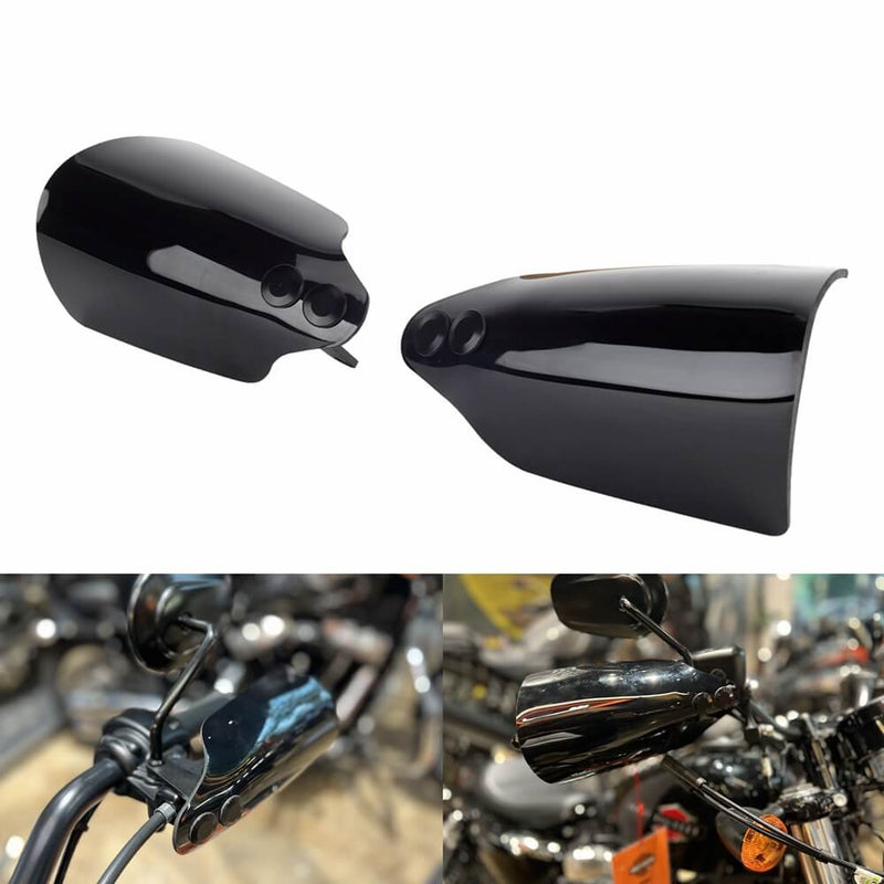 2004-2022 Harley Sportster XL 883 1200 C R N L X 48 Forty-Eight Iron Custom Low Nightster Roadster Club Style Handguards Hand Guard - pazoma