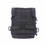 Club Style Tall Utility Molle Traveller Bar Handlebar T-Bar Bag For Harley Davidson Softail Dyna Sportster Black - pazoma