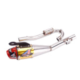 Motorcycle Full Exhaust Muffler System Slip On Pipe For Honda CRF230F 2008-2020 Gold - pazoma