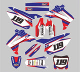 Honda CRF250 2014-2017 CRF450 2013-2016 Sticker Decal Customized Full Graphics Backgrounds PVC high translucent film - pazoma