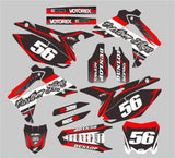 Honda CRF250 2014-2017 CRF450 2013-2016 Sticker Decal Customized Full Graphics Backgrounds PVC high translucent film - pazoma
