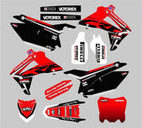 Honda CRF250 2014-2017 CRF450 2013-2016 Sticker Decal Customized Full Graphics Backgrounds PVC high translucent film