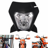 Motorcycle Dirt Bike Headlights Headlamp Head Lamp Light Fairing With H4 Bulb For KTM 690 SMC R ENDURO R 2019-2022 - pazoma