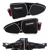 Polaris RZR XP1000 EPS SxS 4x4 900XC S900 Turbo S UTV Front Door Side Storage Bag Set with Knee Pad and Driver Side Storage Bag with Knee Protection - pazoma