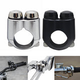 Dual Button Microswitch 2-Button Micro Switch  Control Momentary M-Switch Kit for 22.2mm 7/8 inch Handlebar Bobber Cafe Racer Chopper