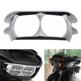 Harley Road Glide ST Headlamp Trim Headlight ABS Fairing Bezel Scowl Cover Limited FLTRK FLTRX Special FLTRXS CVO FLTRXSE 2015-2022 - pazoma