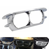 Motorcycle Dual Headlamp Headlight Trim Cover Bezel for Harley Road Glide 2015-2022 - pazoma