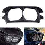 Harley Road Glide ST Headlamp Trim Headlight ABS Fairing Bezel Scowl Cover Limited FLTRK FLTRX Special FLTRXS CVO FLTRXSE 2015-2022 - pazoma