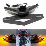 Ducati Streetfighter V4 V4S 2020-2021 LED Tail Tidy Fender Eliminator Kit Rear Turn Signals License Plate Light Bracket