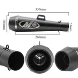 38mm-51mm Motorcycle GP Exhaust Muffler Pipe Silencer Slip On Dirt Bike Scooter Motocross ATV M4 - pazoma