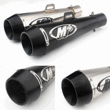 38mm-51mm Motorcycle GP Exhaust Muffler Pipe Silencer Slip On Dirt Bike Scooter Motocross ATV M4 - pazoma