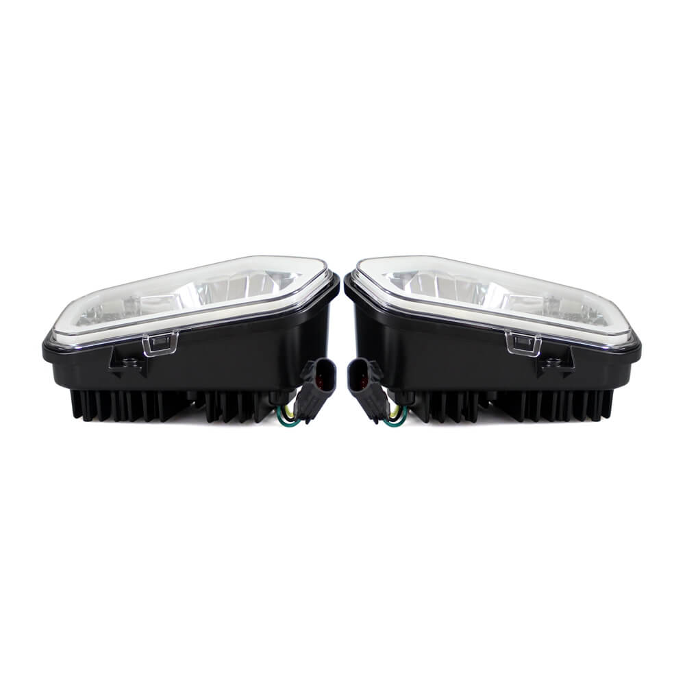 Polaris RZR XP 400 450 500 570 800 900 Sportsman LED Headlights Headlamp Conversion Kit with LED Halo Rings ATV Off-Road - pazoma