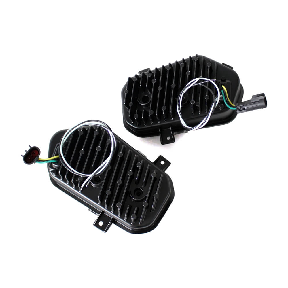 Polaris RZR XP 400 450 500 570 800 900 Sportsman LED Headlights Headlamp Conversion Kit with LED Halo Rings ATV Off-Road - pazoma