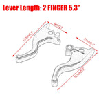 Edge Cut Hand Control Lever Kit Brake Clutch Levers Set For Harley Davidson Softail M8 2015-2023 FXBB FXFB Low Rider ST FXLRST - pazoma