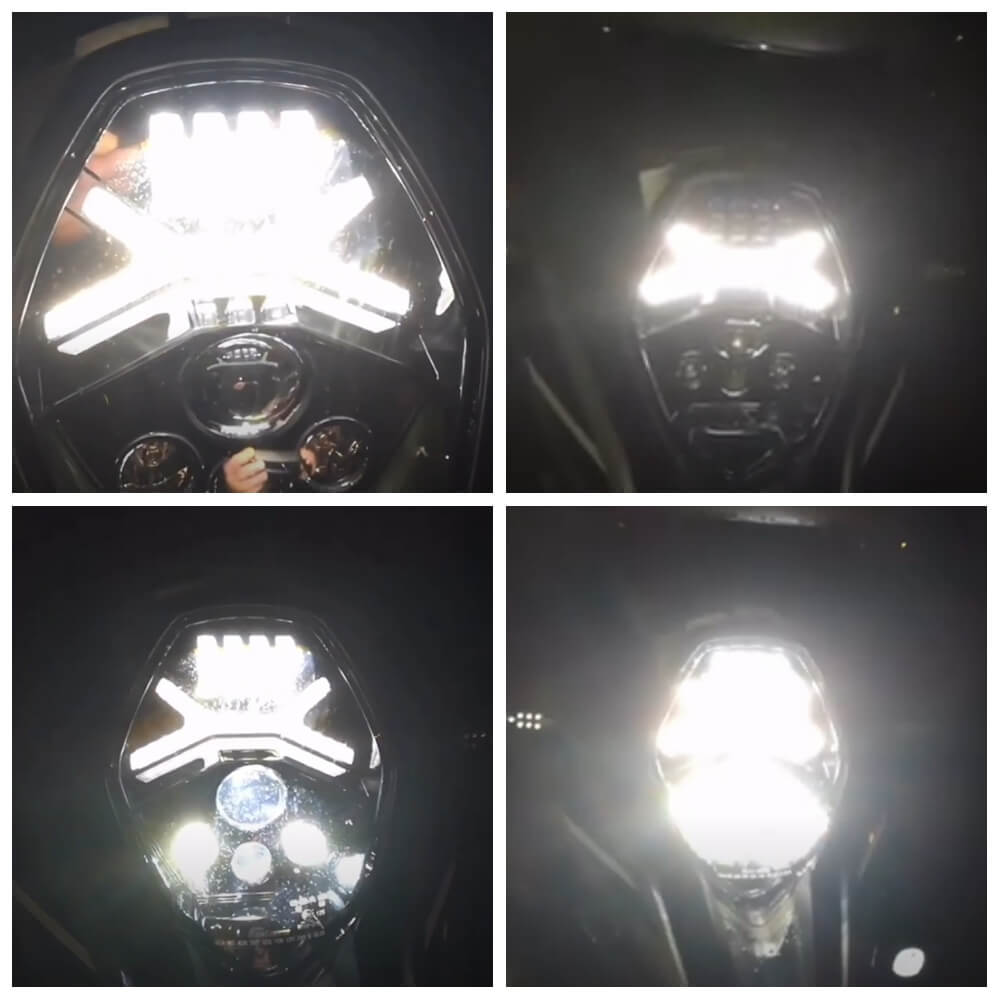 SUZUKI DL 650 A/X V-Strom L7-M1 DL 1000 A/X V-Strom L4-L9 LED Projector Headlight Headlamp Kit With LED Daylight Running Light DRL - pazoma
