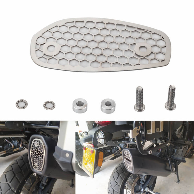 Exhaust Pipe Muffler End Cap Guard Grill Protective Cover For Harley Pan America 1250 ST RA1250ST Special RA1250S RA1250 CVO RA1250SE 2021-2025 - pazoma