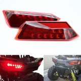 2Pcs LED Tail Light Rear Driving Lamp Taillight Replacement for Polaris RZR 1000 XP/Turbo 900 S RZR 4 Premium 2014-2020 Right Left - pazoma