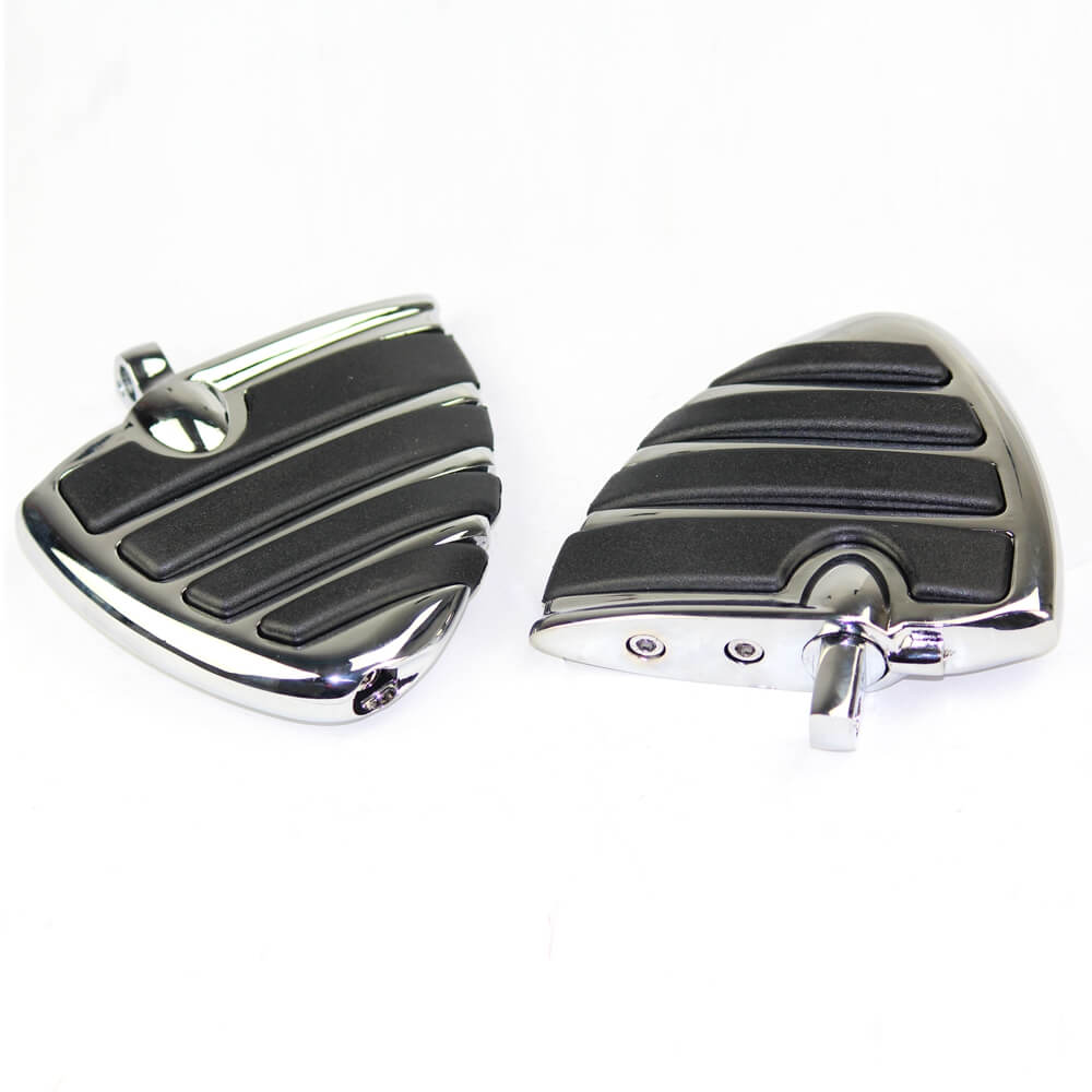 Motorcycle Mount-Style Wing Style Foot Rests FootPegs For Harley Touring Road King Electra Glide Softail GoldWing V-Rod - pazoma