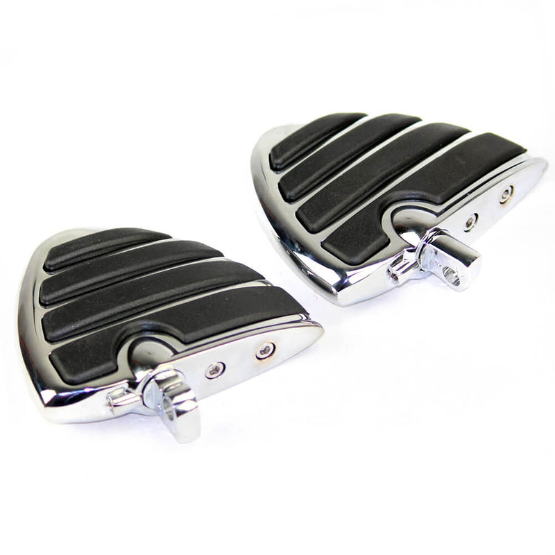 Motorcycle Mount-Style Wing Style Foot Rests FootPegs For Harley Touring Road King Electra Glide Softail GoldWing V-Rod - pazoma