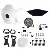 FXR Style Clubstyle Upper Lower Fairing W/7" LED Headlight For Harley Softail M8 FXBB FXBBS FXLR FXLRS FXFB FXFBS FXST 18-24 - pazoma