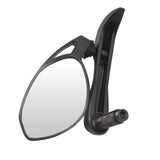 Motorcycle Universal 3 in 1 Folding Bar End Mirrors with Lever Guard Fit 7/8" 22mm Handlebar Side Rear View Mirror - pazoma