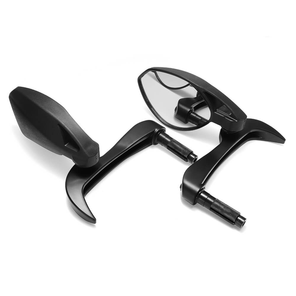 MICTUNING Motorcycle Mirrors - Bar End Rear View Mirrors Compatible with  Most Honda Grom, Yamaha, Kawasaki, Ducati, Suzuki and More