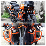 Brush Bumper Extension Engine Guard Highway Crash Bar Stunt Cage Protector Protection For Harley Pan America 1250 Special RA1250S RA1250 21-24 - pazoma