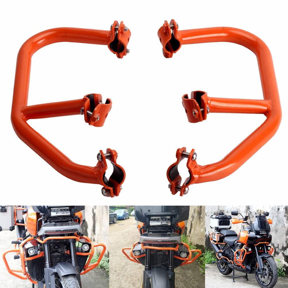 Harley Pan America 1250 ST Special CVO RA1250SE RA1250S RA1250 ADV Extension Brush Bumper Engine Guard Highway Crash Bar Protector 2021-2025 - pazoma