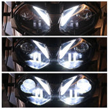 For Triumph Tiger 800  Tiger Explorer XC 2010-2017 LED Projection Headlight Headlamp Assembly with Daylight Running Light DRL - pazoma