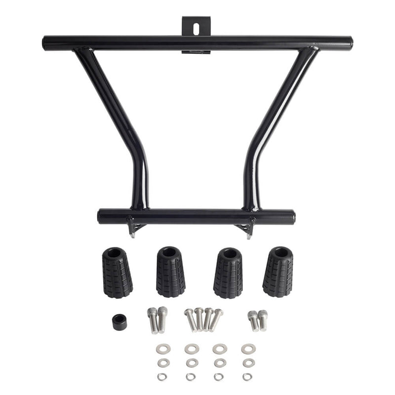 Front Highway Peg High 2 Step Crash Bar Engine Guard crash cage For Harley Softail Street Bob Low Rider Fat Bob 114 Standard 2018-2024 - pazoma