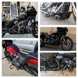 Harley Softail M8 Low Rider FXLR S ST FXBB FXST FXFB Front Rear Highway Engine Guard Crash Bar Passenger Peg Frame Slider 2018-2024 - pazoma