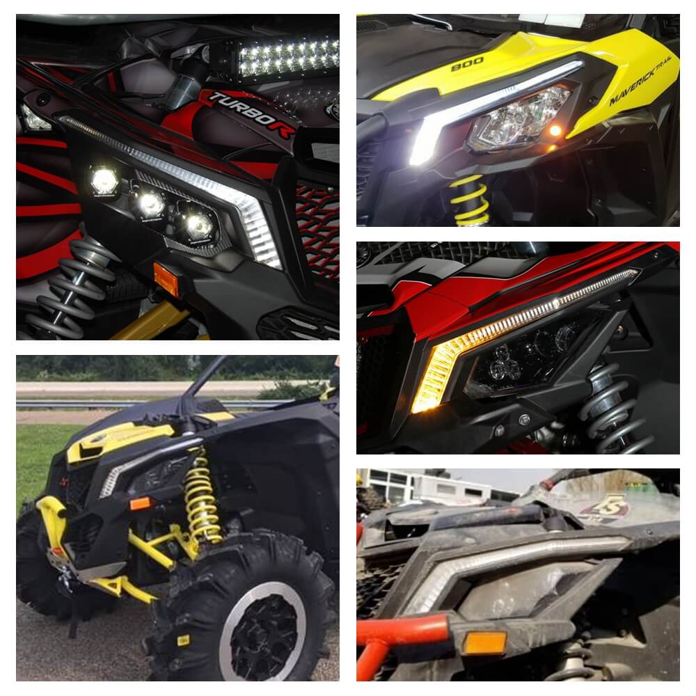 CanAm Maverick X3/X3 Max R/X3 R Turbo LED Front Driver Signature Ligh